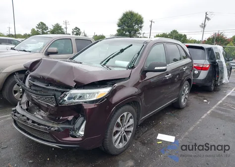 2014 Kia Sorento Sx V6 z USA, uszkodzony, nr VIN 5XYKWDA77EG496507